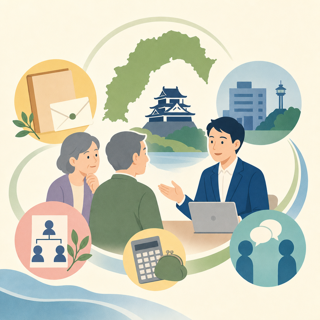 相続申請前の不安を減らす高知県の顧問契約